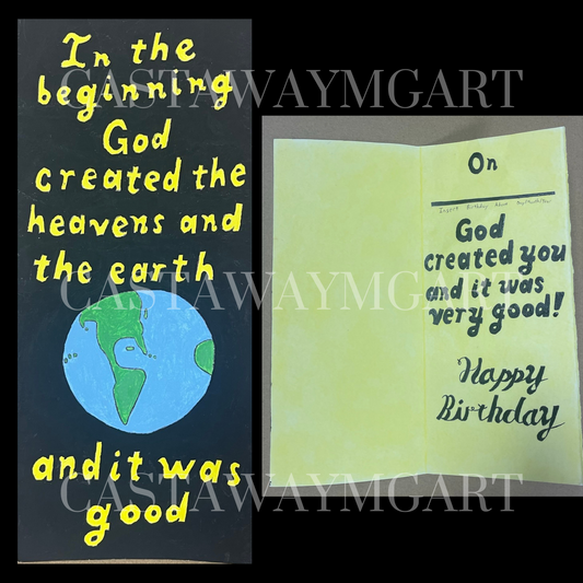 God Created You! (birthday card)